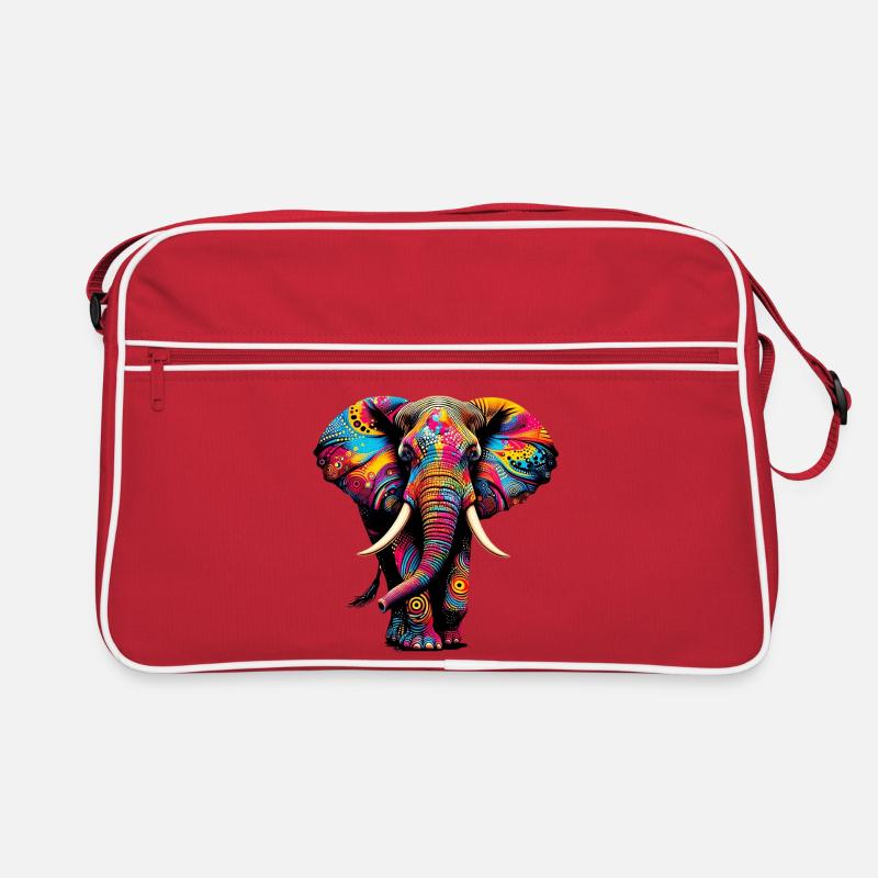 Elefant Retro Tasche