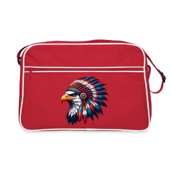 American Indian Eagle American Red Skins - Retro Bag - red/white - Front