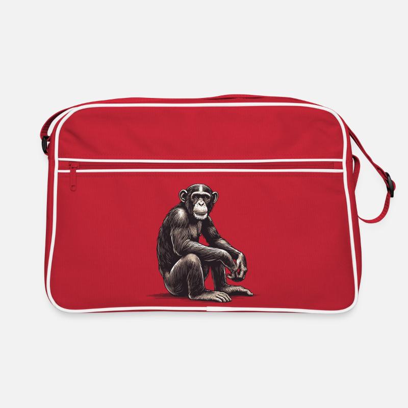Chimpanzee Retro Bag
