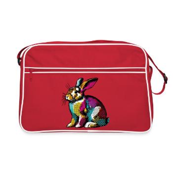 Rabbit - Retro Bag - red/white - Front