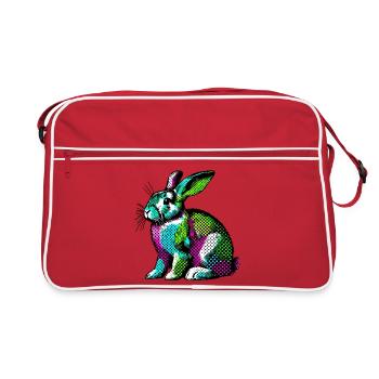 Lapin - Sac Retro - rouge/blanc - Devant