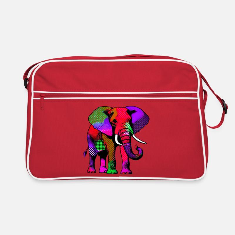 Elefant Retro Tasche