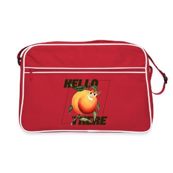 Peach Retro – Déclaration Hello There - Sac Retro - rouge/blanc - Devant