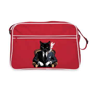 Mafia Cat - Sac Retro - rouge/blanc - Devant