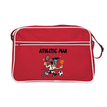 Le sportif accompli - Sac Retro - rouge/blanc - Devant