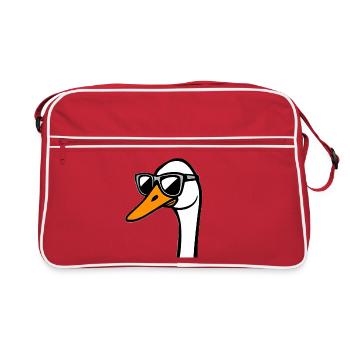 Oie - Sac Retro - rouge/blanc - Devant