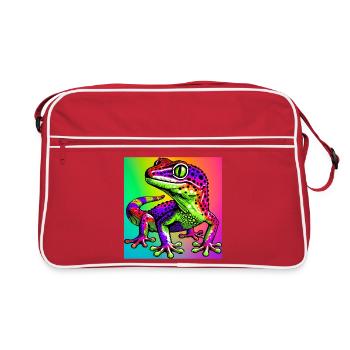 Gecko - Retro Bag - red/white - Front