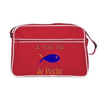 RETRAITE. RETRAITE. RETRAITEE. RETRAITE - Sac Retro - rouge/blanc - Devant