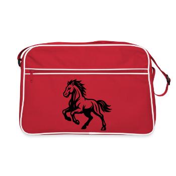Cheval - Sac Retro - rouge/blanc - Devant