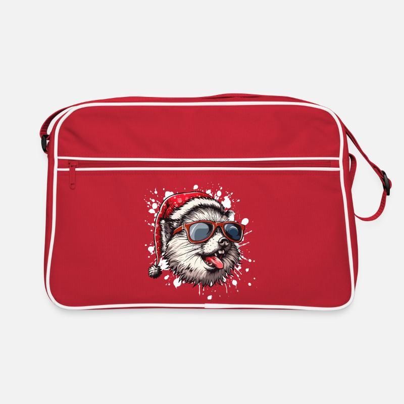 Hérisson Noël Drôle Sac Retro
