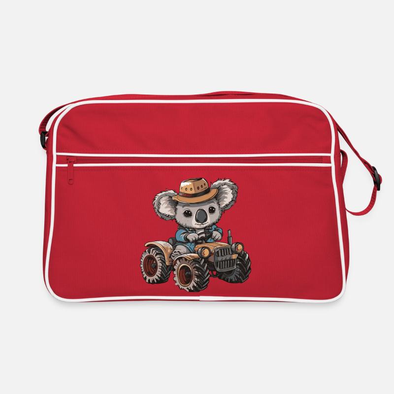 Koala Tractor Farmer Retro Bag