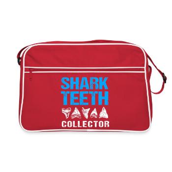 Dents de requin Dents de requin Dents de requin - Sac Retro - rouge/blanc - Devant