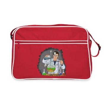 Master Experimenter Fire Chemistry - Retro Bag - red/white - Front