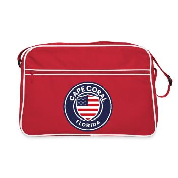 Cape Coral Florida Brand - Retro Bag - red/white - Front