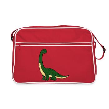 Dino - Retro Bag - red/white - Front