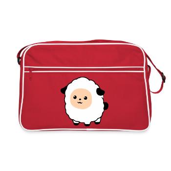 Mouton mouton agneau - Sac Retro - rouge/blanc - Devant