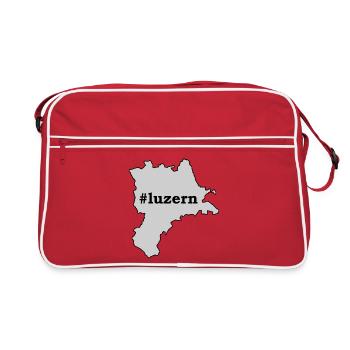 LU Lucerne - Sac Retro - rouge/blanc - Devant