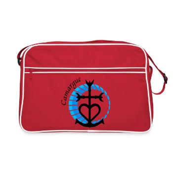 Camargue - Sac Retro - rouge/blanc - Devant
