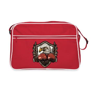 Eagle Boxer MMA - Sac Retro - rouge/blanc - Devant