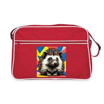hérisson - Sac Retro - rouge/blanc - Devant