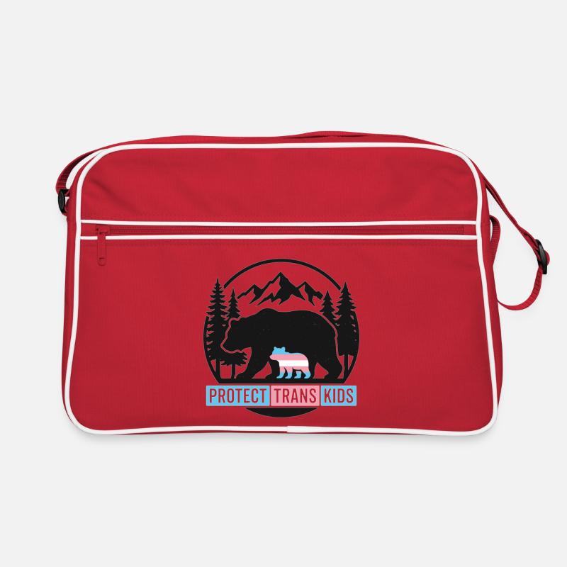 Pride Month LGBT -  Protect Trans Kids Retro Bag