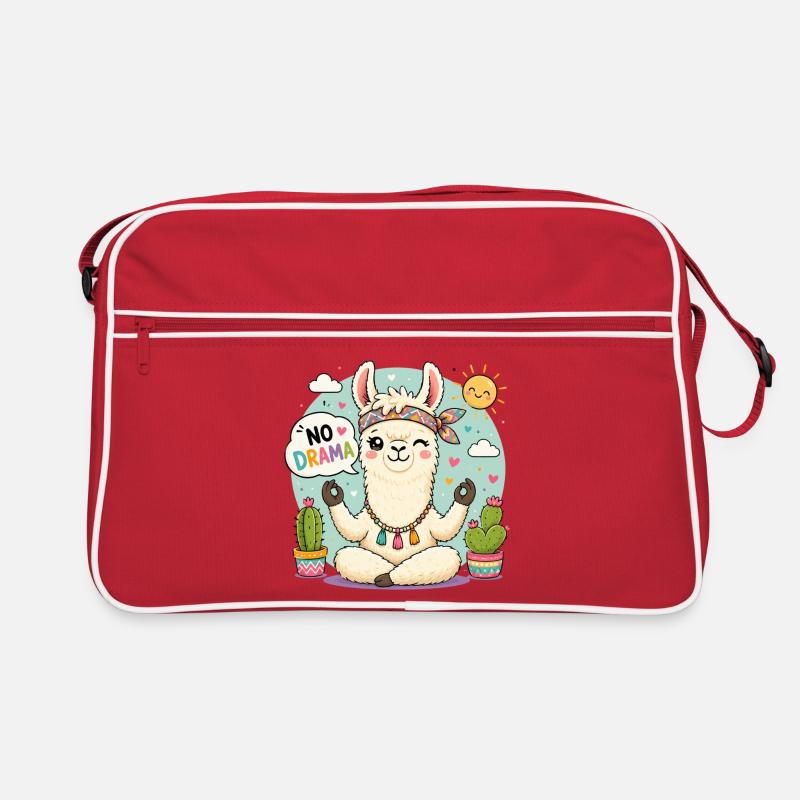 Kein Drama Lama Retro Tasche
