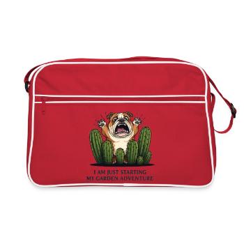 Starting garden adventure - Retro Bag - red/white - Front
