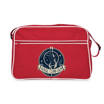 ESCALE DE MONTÉE AÉRIENNE CALME - Sac Retro - rouge/blanc - Devant