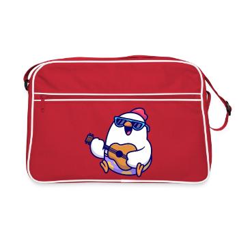 Penguin Guitar Beach Jam - Sac Retro - rouge/blanc - Devant