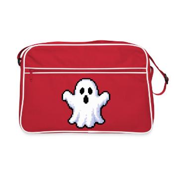 ghost - Retro Tasche - Rot/Weiß - Vorne