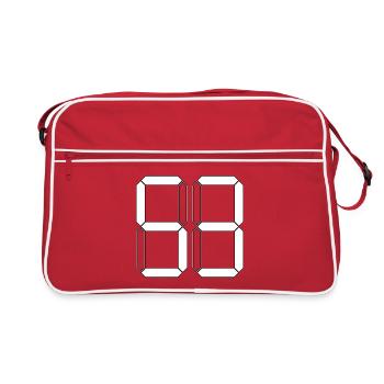 NUMBER 53 Fifty-Three Gift Digital - Retro Bag - red/white - Front