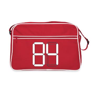 NUMBER 84 Eighty-Four Gift Digital - Retro Bag - red/white - Front