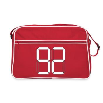 NUMBER 92 Ninety-Two Gift Digital - Retro Bag - red/white - Front