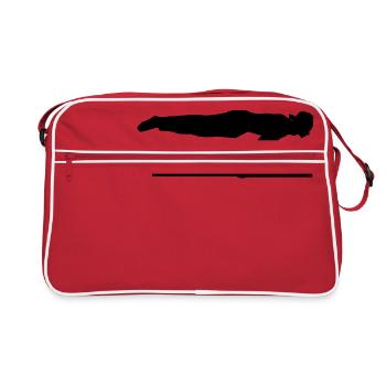 Full Planche - Calisthenics - Retro Tasche - Rot/Weiß - Vorne
