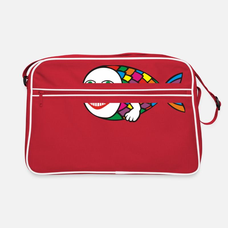 Human Fish Retro Bag