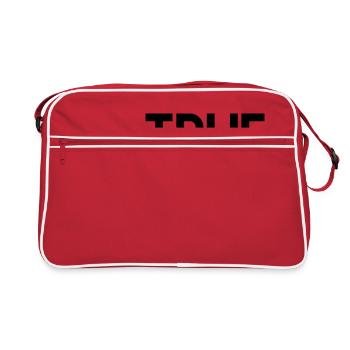 stylisches Design, true - Retro Tasche - Rot/Weiß - Vorne