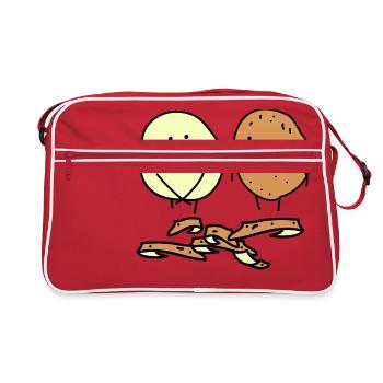 FKK (b) - Retro Tasche - Rot/Weiß - Vorne