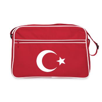 Turquie - Drapeau turc - Sac Retro - rouge/blanc - Devant