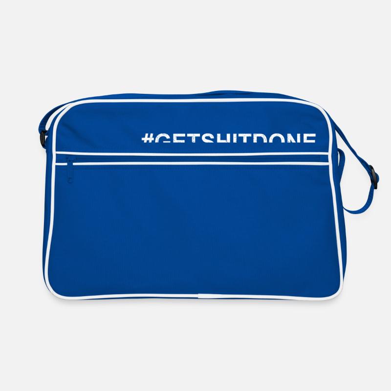 GETSHITDONE White Retro Bag