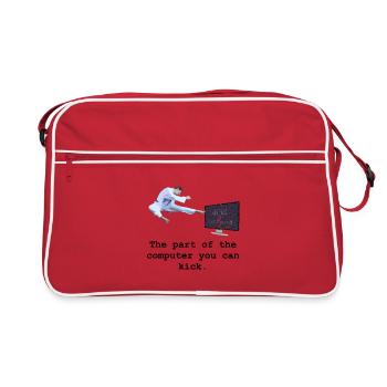 Programming Programmer Computer Science Hardware - Retro Bag - red/white - Front