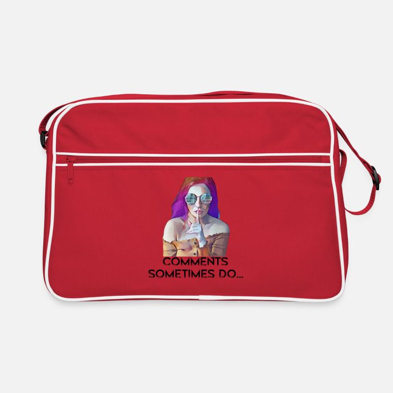 Programmer computer science vintage retro girl Retro Bag