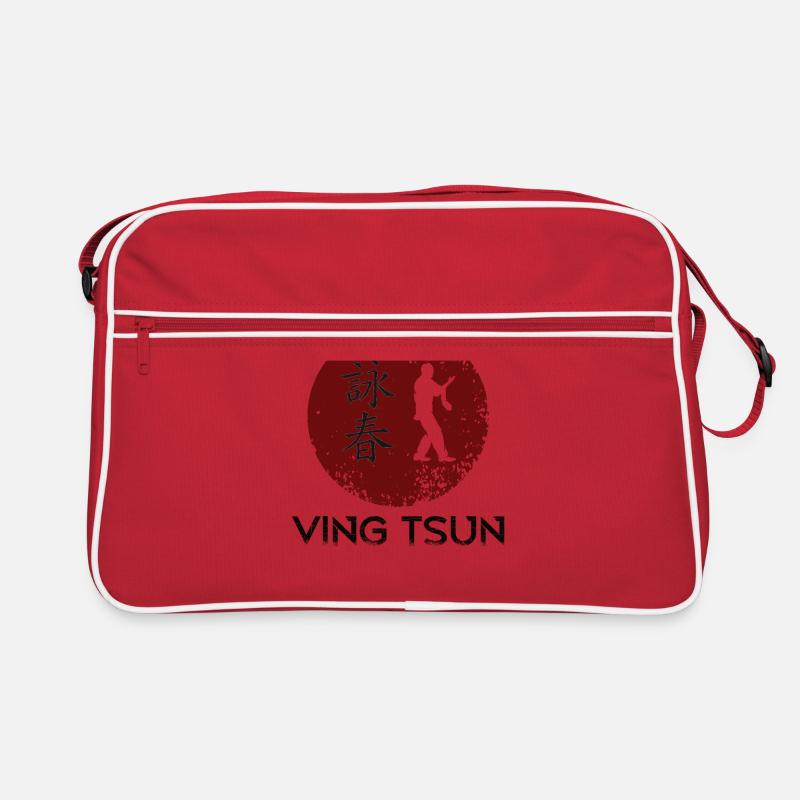 Ving Tsun Kampfsport - Retro Tasche - Rot/Weiß