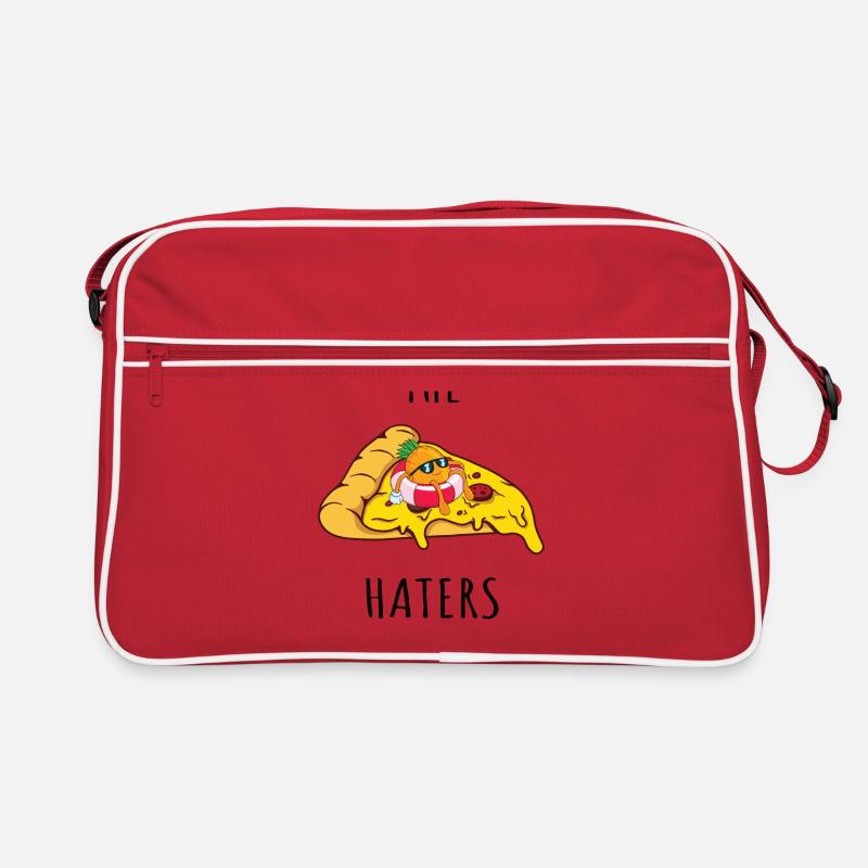 Pizza Hawaii Ananas Pizza Nourriture Sac Retro