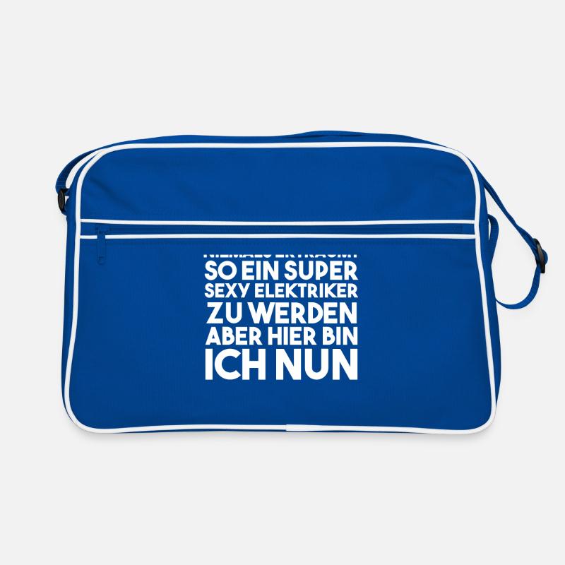 Elektriker Handwerker Retro Tasche