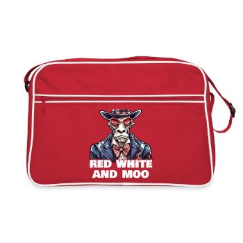 Rouge Blanc Et Moo - Sac Retro - rouge/blanc - Devant