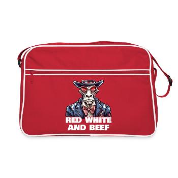Rouge Blanc Et Moo - Sac Retro - rouge/blanc - Devant