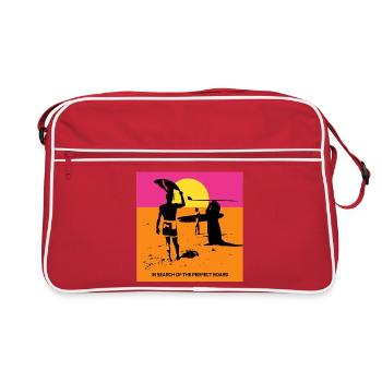 841 Surfing Endless Summer Stoked Otter 841 - Retro Bag - red/white - Front