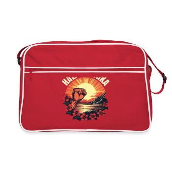 Maui Stark Ikaika Hawaii Stark - Retro Tasche - Rot/Weiß - Vorne