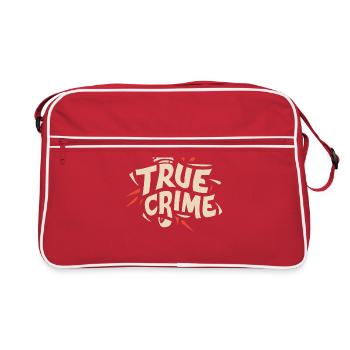 True Crime Podcast Obsessed Fest - Sac Retro - rouge/blanc - Devant