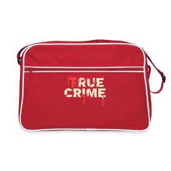 True Crime Podcast Obsessed Fest - Sac Retro - rouge/blanc - Devant